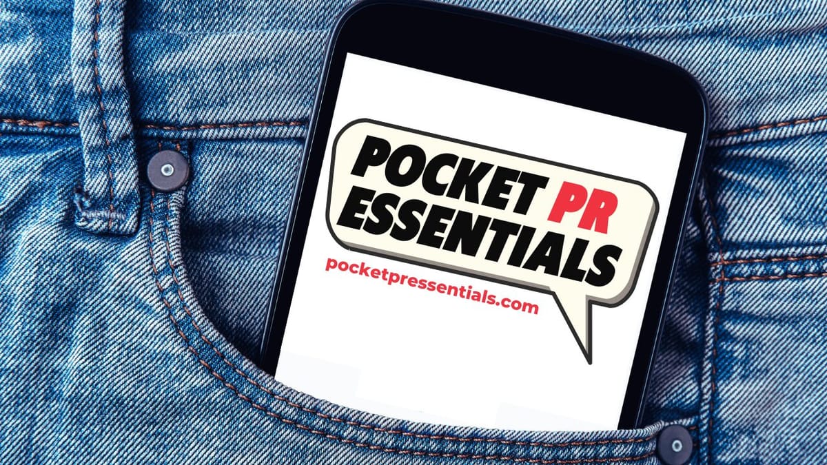 Introducing POCKET PR ESSENTIALS  - an audio-only micro-coaching series