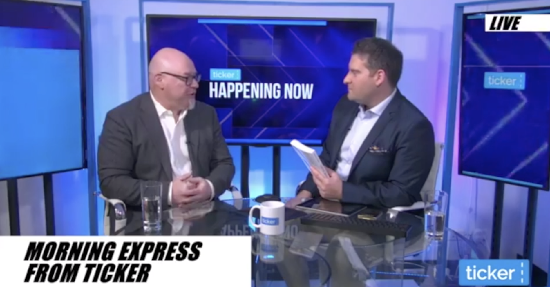 Becoming your own media channel: the Ticker TV interview